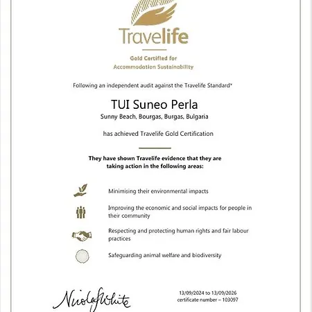 Tui Suneo Perla All Inclusive (Adults Only) Sunny Beach